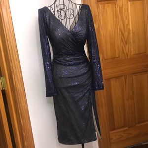 Purple Sequined Dress